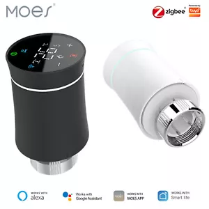 MOES Smart Heizkörperventil Thermostat Alexa Google APP Erfordert ZigBee Hub - Bild 1 von 26