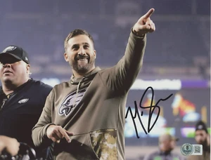 Nick Sirianni signiert 8x10 Foto Bild BAS Beckett COA Philadelphia Eagles - Bild 1 von 1
