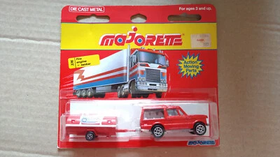 Majorette Range rover fire engine et tanker  bulle fendue (C9) - Photo 1/4