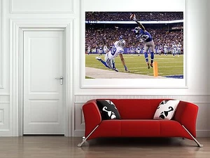 Odell Beckham Catch Canvas Print 36"x24" NY Giants Odell Beckham Poster - Picture 1 of 2