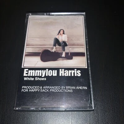 EMMYLOU HARRIS WHITE SHOES Cassette Tape OG 1983 Folk Rock Country Rare - Изображение 1 из 4