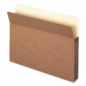 Smead 1 3/4" Exp File Pocket Straight Tab Letter Manila/Redrope 50/Bx 73800 - Picture 1 of 2