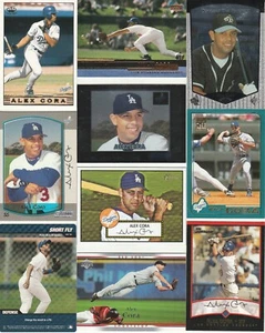 ⚾ 20 ALEX CORA cards lot 1997 - 2010 Dodgers Red Sox Mets - Picture 1 of 3