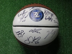 TEXAS LEGENDS SIGNED LOGO Spalding Fullsize BASKETBALL DCS Authentic COA - Picture 1 of 8