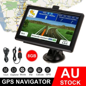 7Inch Professional Truck Car GPS Navigation Lifetime Free Map Updates 8G + 256M - Picture 1 of 12