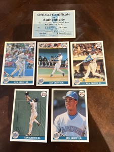 1991 Front Row-Ken Griffey Jr. 10 Card Set- Limited Edition of 25000 w/COA Seald