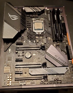 ASUS ROG STRIX Z390-E GAMING LGA 1151 Intel Motherboard Combo (See Description) - Photo 1/8