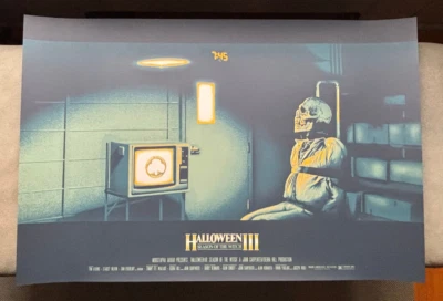 Pôster do filme Halloween 3 III James Neal ESGOTADO Versão B John Carpenter - Imagem 1 de 4