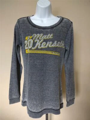 Nueva Camisa Nascar #20 Matt Kenseth Mujer Talla M Gris Mediana Táctil Foto 1 de 3