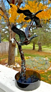 Kent Ullberg Wilderness Spirit Geese Bronze Sculpture Omaha Nebraska - Picture 1 of 16