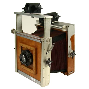 Cámara de madera BERMPOHL 13x18 5x7 cámara de madera banco óptico gran formato belleza - Imagen 1 de 8