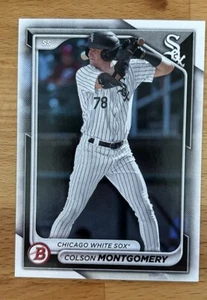 2024 Bowman Chicago White Sox Base And Prospects Team Set 9 Cards C. Montgomery - Picture 1 of 3