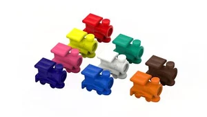 Mexican Train Marker Train Accessory - Assorted Colors - Replacement Plastic ... - Picture 1 of 4