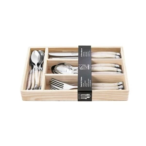 LAGUIOLE STYLE DE VIE BESTECKSET PREMIUM LINE | Perlmutt Design, 24 Teile - Bild 1 von 25