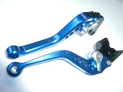 YAMAHA FJ-09 2015-2016 SHORT BLUE BRAKE and CLUTCH LEVERS SET RACE TRACK S12E - Image 1 of 4