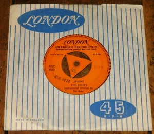 THE CHIEFS ~ THE APACHE ~ UK LONDON TRI CENTRE 1-SIDED DEMO 7" 1958 - Picture 1 of 4