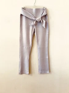 David Lerner Leggings with Waist Tie Sise L - Picture 1 of 4
