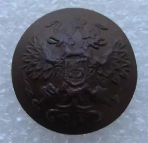Botón Uniforme de Latón del Ejército Imperial Ruso Primera Guerra Mundial con Águila 22,2 mm Original S9 - Imagen 1 de 7