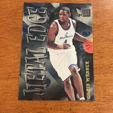 1996-97 Fleer Metal Chris Webber - Metal Edge Insert #10 - Washington Bullets