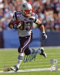 WES WELKER SIGNED AUTOGRAPHED 8x10 PHOTO NEW ENGLAND PATRIOTS RARE BECKETT BAS - Picture 1 of 2
