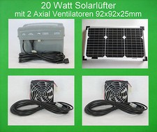 20w VENTOLA solare solare solare Ventilatore Ventilatore ventola serra BATTERIA