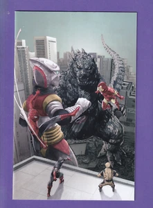 Godzilla Vs. Avengers #1 1:100 Arita Virgin Variant Actual Scans! - Picture 1 of 3