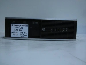 HP Compaq 6200 SFF Intel Core i5-2400 3.1GHz 4GB/320GB HDD DVD/RW LINUX PC - Picture 1 of 5