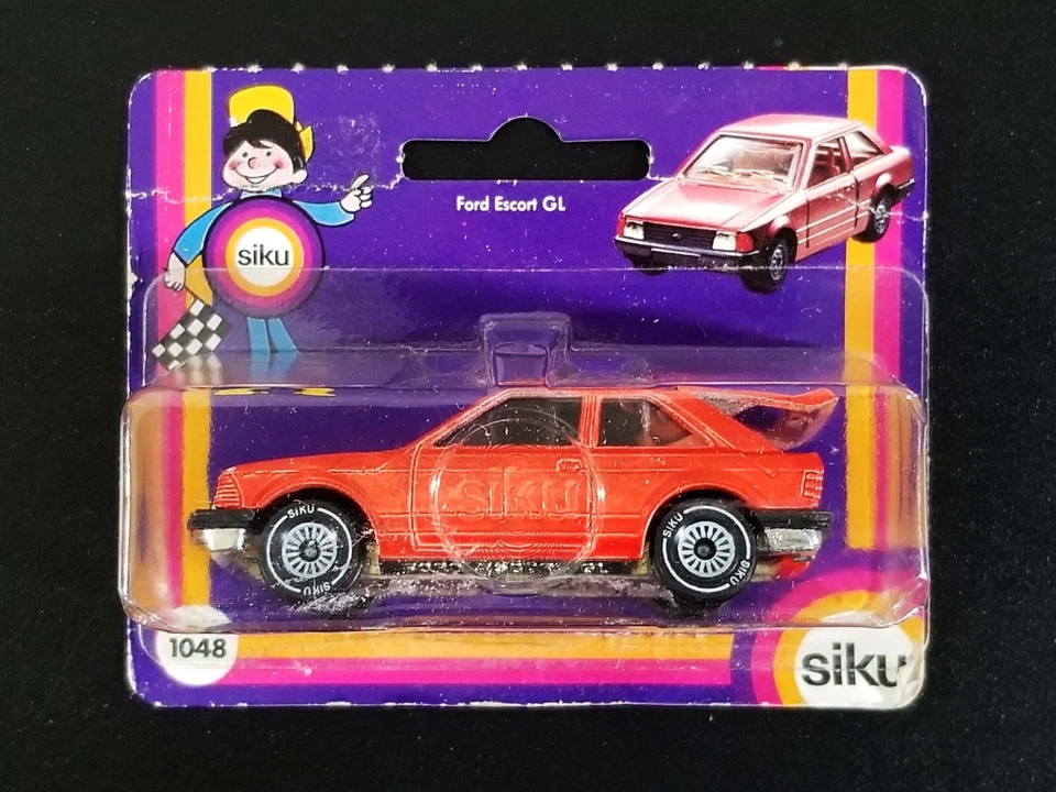 Siku Ford Escort GL / #1048 / Rare & VHTF Red Variation / Made in West Germany - Image 1 of 4