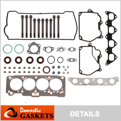 适用于 93-97 Geo Prizm 丰田卡罗拉 1.6L 头垫圈套装螺栓 4AFE — 第 1/4 张图片