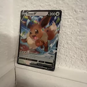 Pokémon TCG Eevee V Crown Zenith 108/159 Holo Ultra Rare - Picture 1 of 1