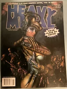 Heavy Metal Magazine November 2001, Yiu- in Hell, Azpiri & more - Picture 1 of 3
