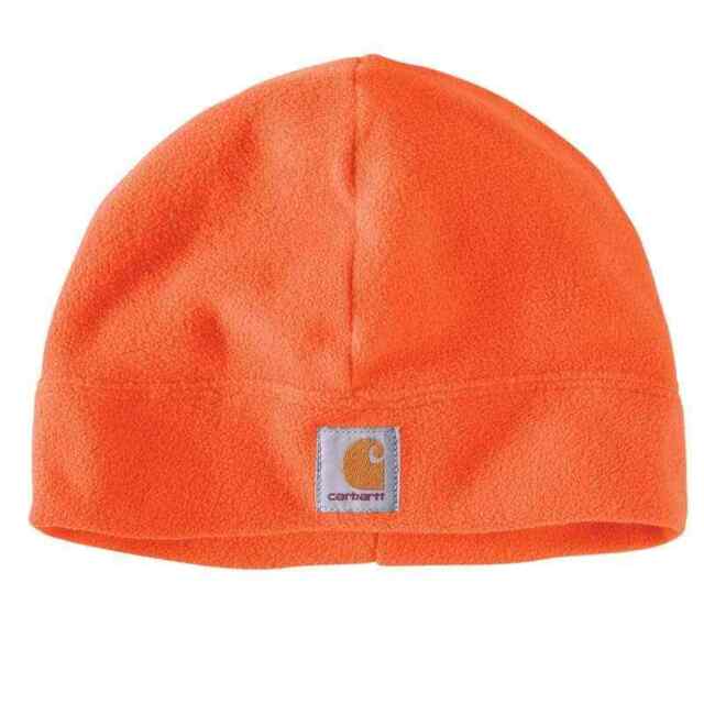 Orange Fleece Hats for Men