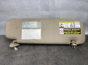Front Left Sun Visor Assembly Beige 1998-2007 Toyota Land Cruiser Lexus LX470 - Picture 1 of 9