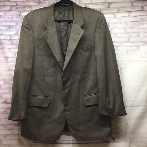 Blazer cappotto sportivo Burberry taglia 42 uomo lana grigio marrone