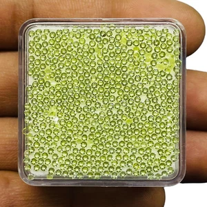 VVS 500 Pcs Natural Peridot 1.5mm Round Cut AAA Top Quality Loose Gemstones Lot - Picture 1 of 7