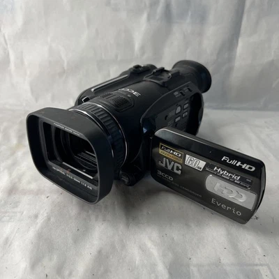 JVC Everio GZ-HD7U Black Digital Camcorder - Tested ! READ! - Image 1 of 4
