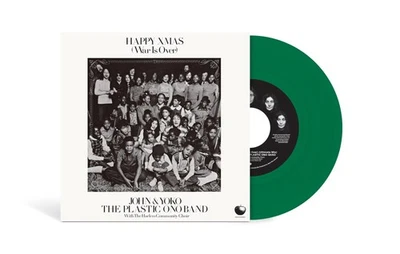 John & Yoko Ono Lennon Happy Xmas (War Is Over) (Ltd.7 Inch Evergreen) (Vinyl) Foto 1 de 2