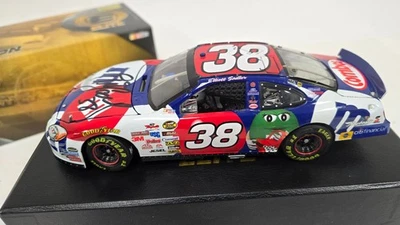 Elliott Sadler #38 M&M's 4 de julio de 2005 1/24 Elite Diecast nuevo raro firmado Foto 1 de 4
