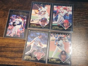 LOTE DE 5 TARJETAS - INSERTOS FLEER MLB 1992. PERFECTO ESTADO - Imagen 1 de 3