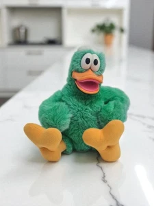 Vintage Dudley Duck Soft Plush Toy by Boots Fully Working! Rare! - Picture 1 of 10