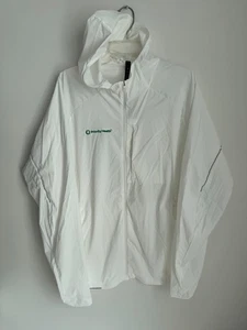 Lululemon Fast Free Jacket Men’s L White Full Zip Windbreaker Priority Health - Picture 1 of 12