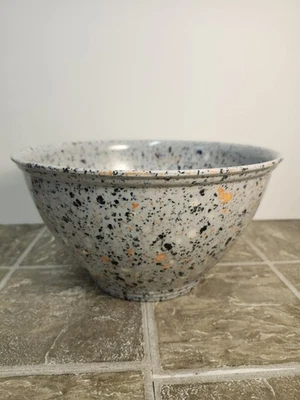 RACHEL RAY Melamine Speckled Confetti Light Grey 10” Mixing Nesting Bowl - Image 1 of 4