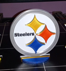 NFL Pittsburgh Steelers 4 INCH 3D LOGO'S Stand - Bild 1 von 6