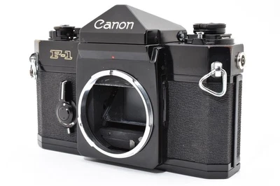 【Exc+5】Canon F-1 F1 Late Model Black 35mm Film Camera Tested From JAPAN - Image 1 of 4