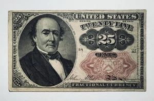 25 Cent US Fractional Currency, 5th. Series - Picture 1 of 2