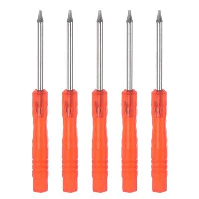 Destornillador Mini Torx T5 5 piezas para reparación de electrónica de reloj (rojo) - Imagen 1 de 4