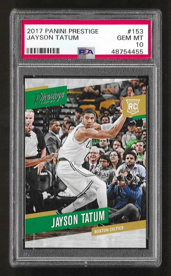 Panini Prestige #153 2017 Jayson Tatum radiocontrol novato PSA 10 Foto 1 de 1