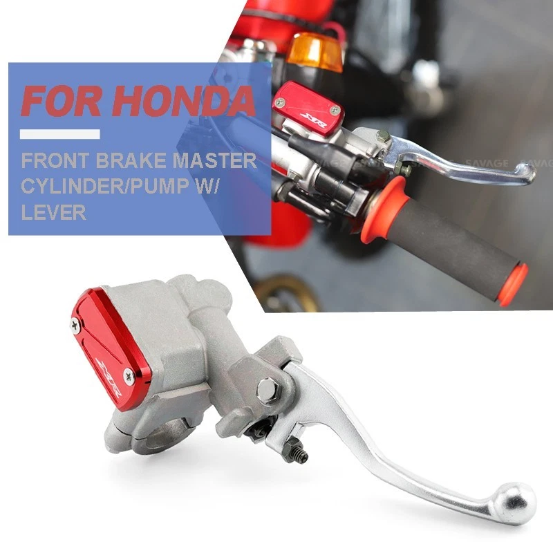 Cilindro maestro/bomba de freno delantero con palanca para Honda XR250R XR400R XR600R XR650R Foto 1 de 4