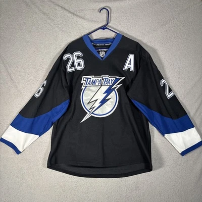 Camiseta deportiva de hockey Martin St. Louis para hombre talla 50 Tampa Bay Lightning Reebok CCM NHL Foto 1 de 4