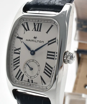 [CASI COMO NUEVO/Caja] Reloj de cuarzo para hombre Hamilton American Classic Boulton H134210 Foto 1 de 4